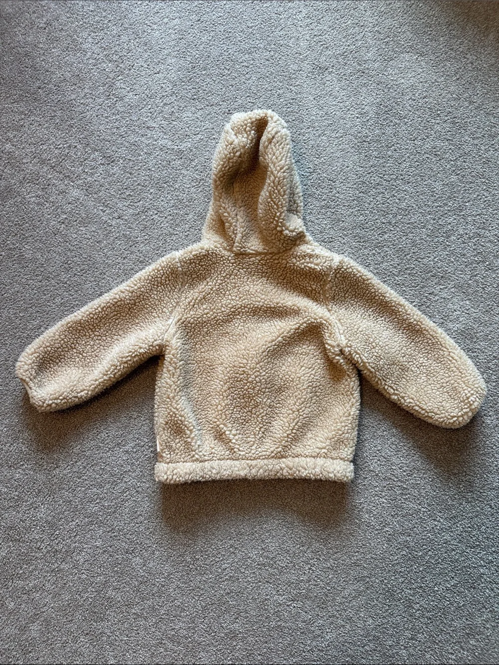 GAP Cream Sherpa Hooded Jacket